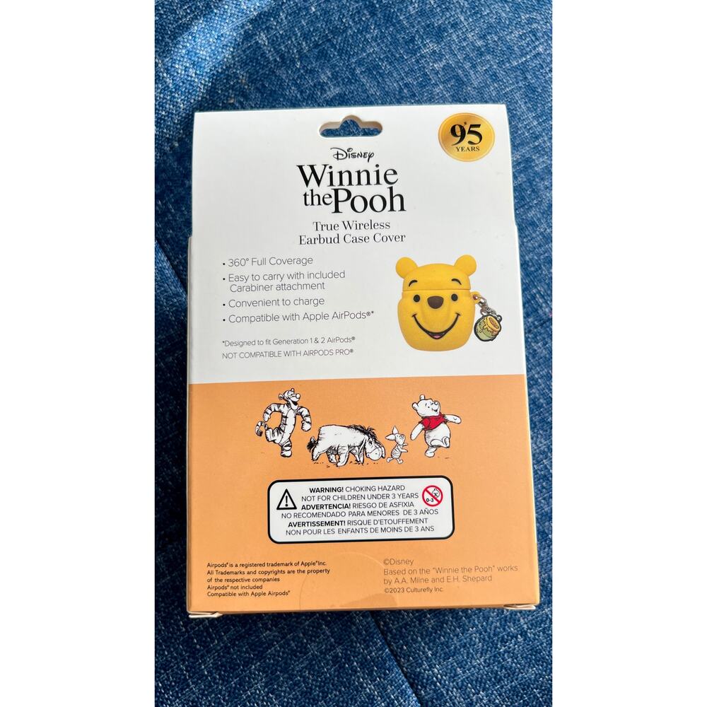 NEW Winnie the Pooh Earbud Case Cover - Picture 2 of 2